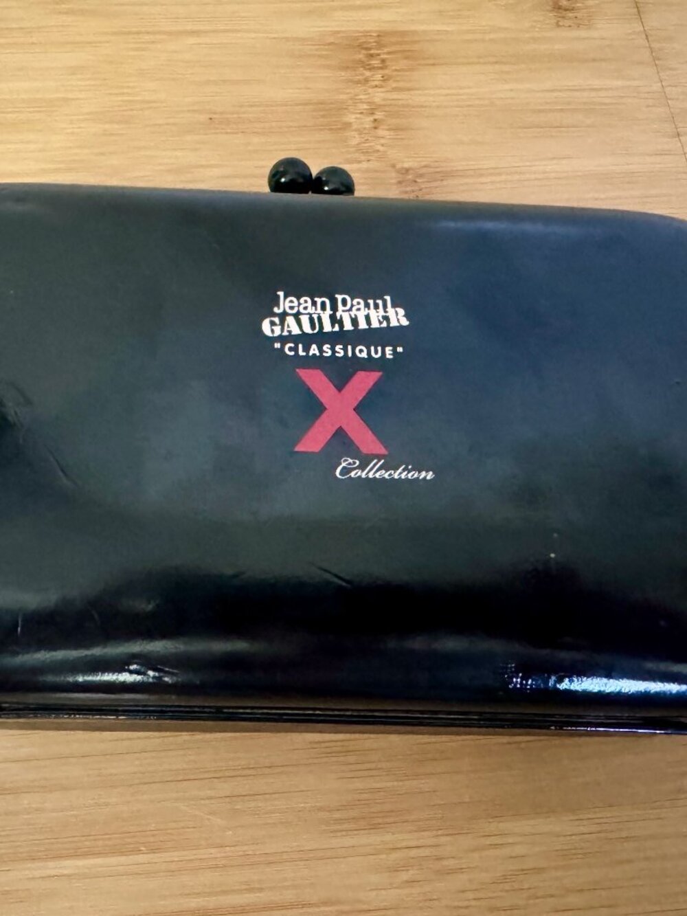 Jean Paul Gaultier Classique X Collection Kiss Lock Clutch Vintage